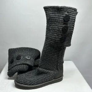 UGG Cardi Knit Knee High Boots, 9