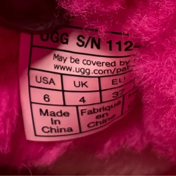 UGG Classic Mini Tiger Flower Pink Pull On Boots
