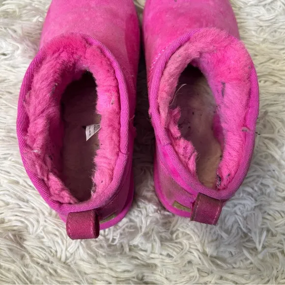 ◾️UGG Fuchsia All Pink Ultra Mini Boots