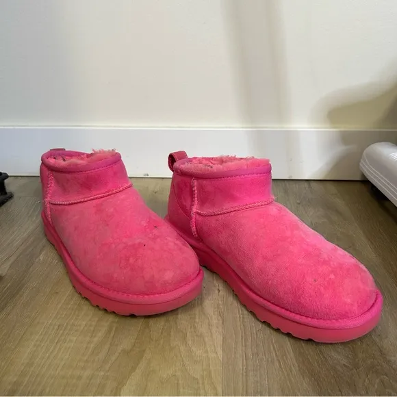◾️UGG Fuchsia All Pink Ultra Mini Boots