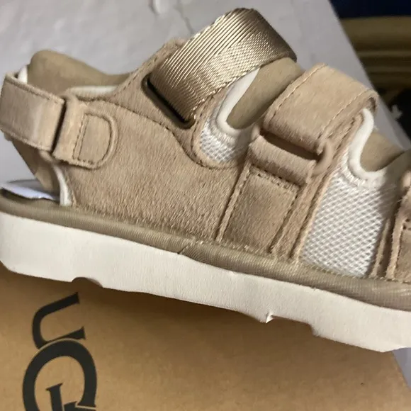 UGG Goldencoast Suede multi strap sandals