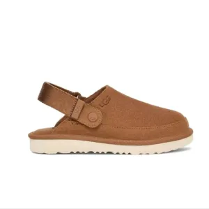 UGG Goldenstar Clog Chestnut Suede Shoes 1159770K Kids/Youth SZ 6 Brown Slipper