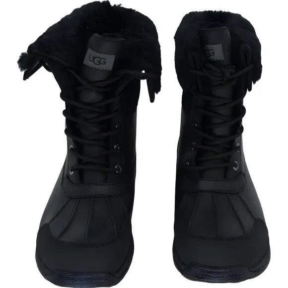 UGG Men's Butte Insulated Waterproof Boot, Black, Size 10.5