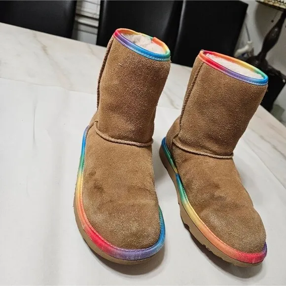 UGG Rainbow Boots, Size 5 Children Girls Size 5