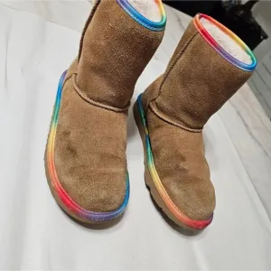 UGG Rainbow Boots, Size 5 Children Girls Size 5