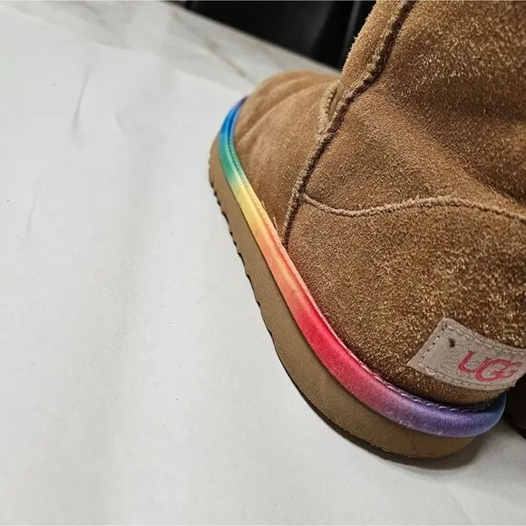 UGG Rainbow Boots, Size 5 Children Girls Size 5