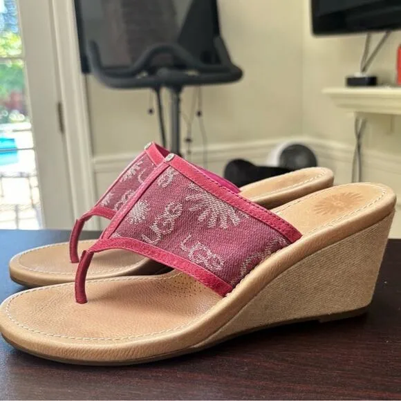 UGG Solena Wedged Heels- Sandals Women’s 8