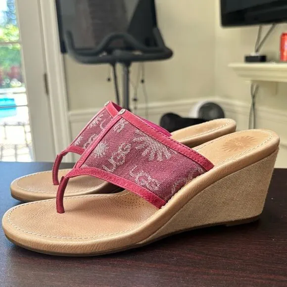 UGG Solena Wedged Heels- Sandals Women’s 8