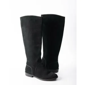 UGG® Womens Gracen Suede Block Heel Riding Boots