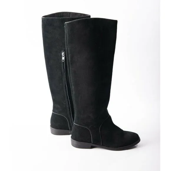 UGG® Womens Gracen Suede Block Heel Riding Boots