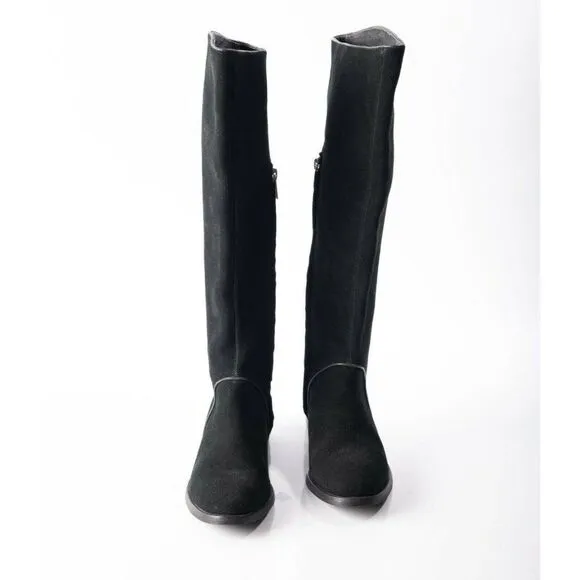 UGG® Womens Gracen Suede Block Heel Riding Boots
