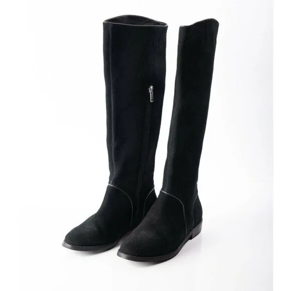 UGG® Womens Gracen Suede Block Heel Riding Boots