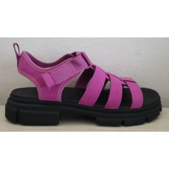 UGG 1152821K Girl's Sz 6 Mangosteen Purple Ashton Multistrap Sandals