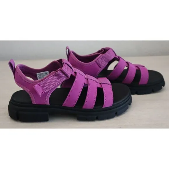 UGG 1152821K Girl's Sz 6 Mangosteen Purple Ashton Multistrap Sandals