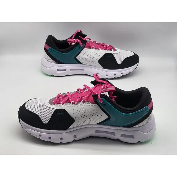 Under Armour Summit Trek White Teal Pink Sneakers Mens Size 9 3028345 102