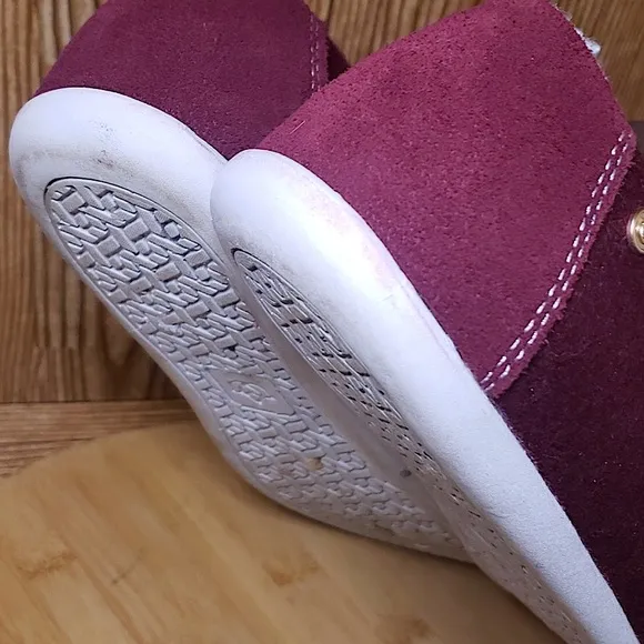 Unique, Cozy, Wool Fleece and Felt Slip On Tassel Flats size EU 39.5 US 8.5 WIDE