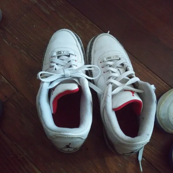 Unisex Cement Jordan3 AF1 Sneakers