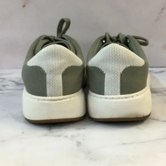 Used Sofft Olive Green Lace-up Sneakers Size 8M