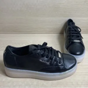 Valentino Black Leather Sneakers 10