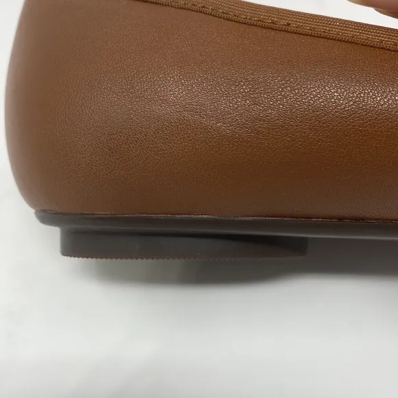 VANELI Salia Cognac Nappa Pink Ballet Flat Slight Heel Padded Women’s Size 7M
