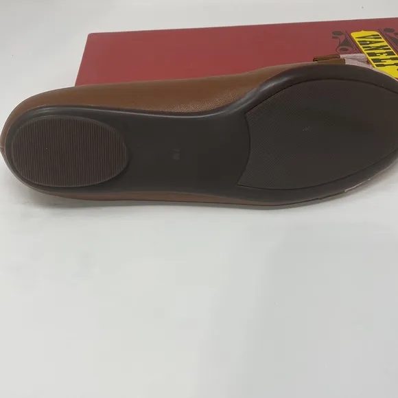 VANELI Salia Cognac Nappa Pink Ballet Flat Slight Heel Padded Women’s Size 7M