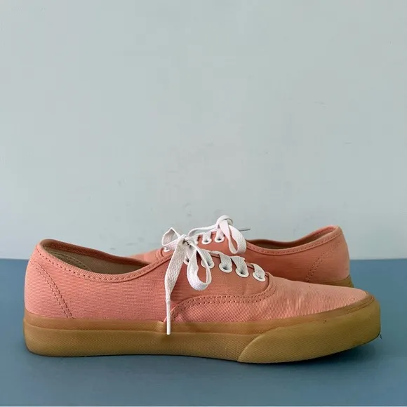 Vans Authentic Muted Clay Canvas Gum Sole Unisex Low Top Sneakers