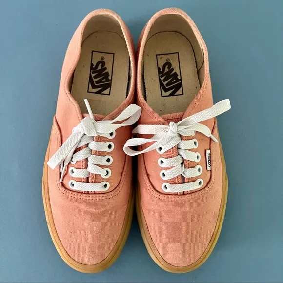 Vans Authentic Muted Clay Canvas Gum Sole Unisex Low Top Sneakers