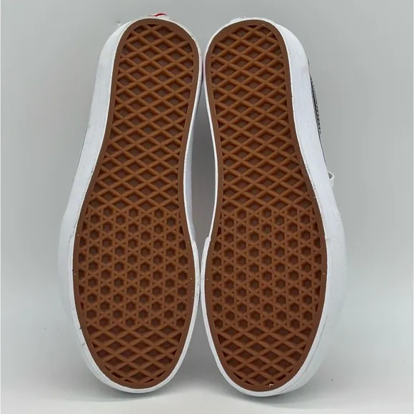 Vans Black and Red Sneakers