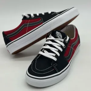 Vans Black and Red Sneakers