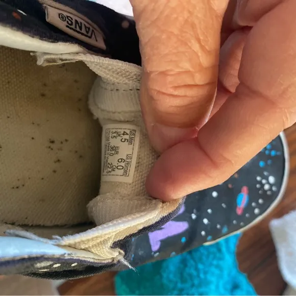 Vans Black Galaxy Slip-On Sneakers