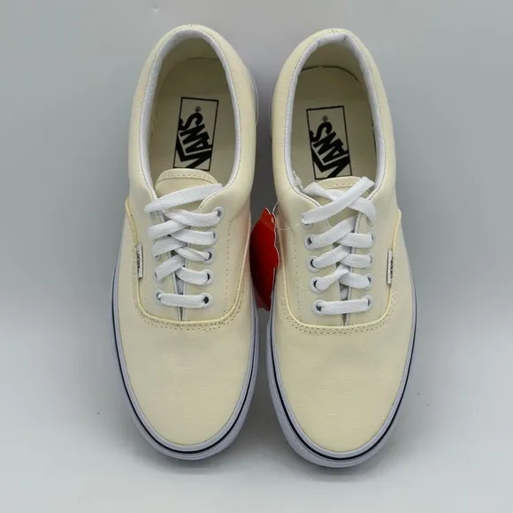 Vans Cream Canvas Sneakers
