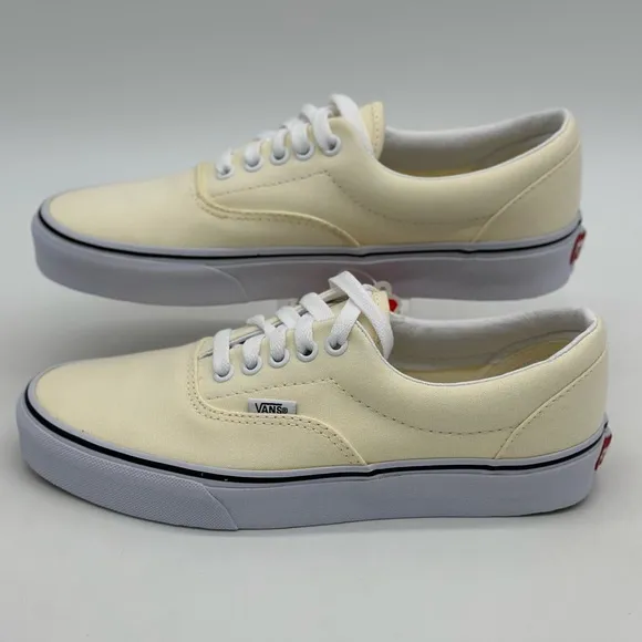 Vans Cream Canvas Sneakers