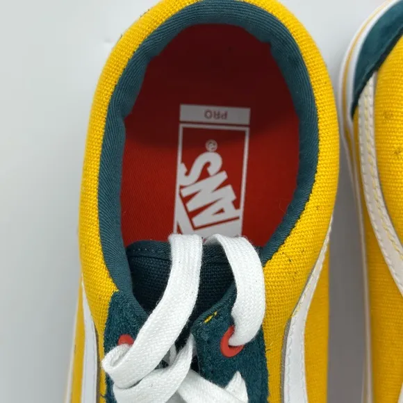 Vans Green and Yellow Sneakers