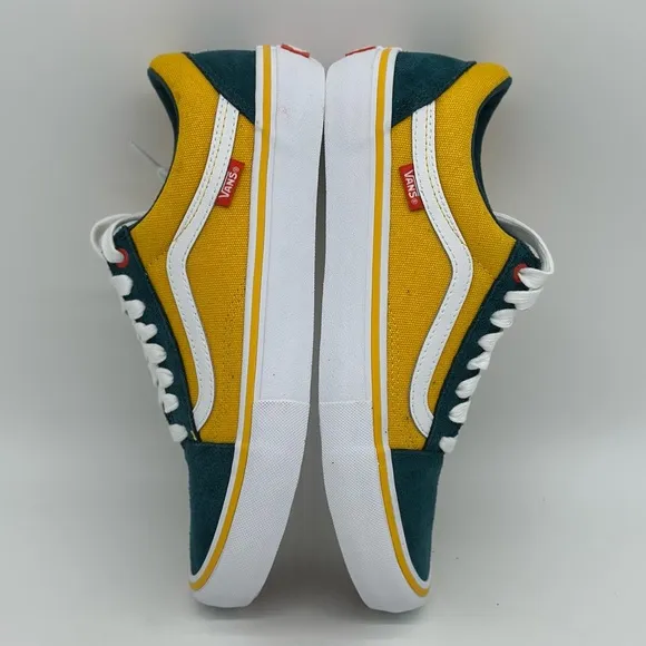 Vans Green and Yellow Sneakers