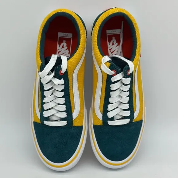 Vans Green and Yellow Sneakers