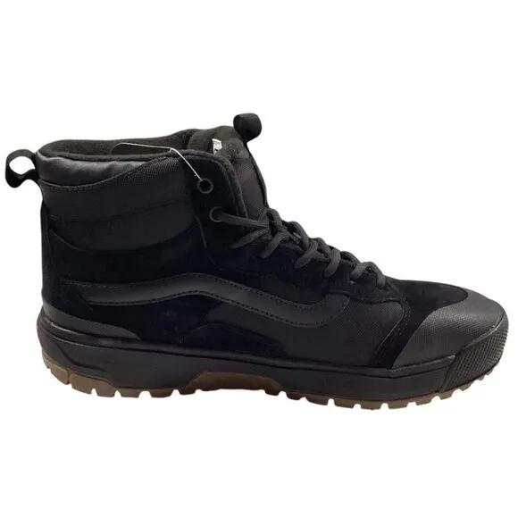 Vans Hiking Boots Men 9 Black Ultrarange EXO Hi MTE 1 Suede Lace Up Sneaker NEW