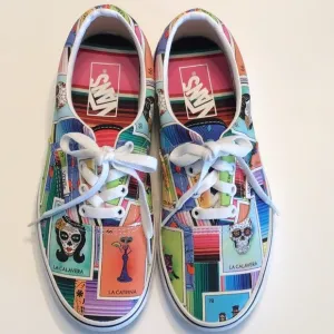 Vans Loteria Don Clemente Multi/True White Sneakers Men’s Sz 6