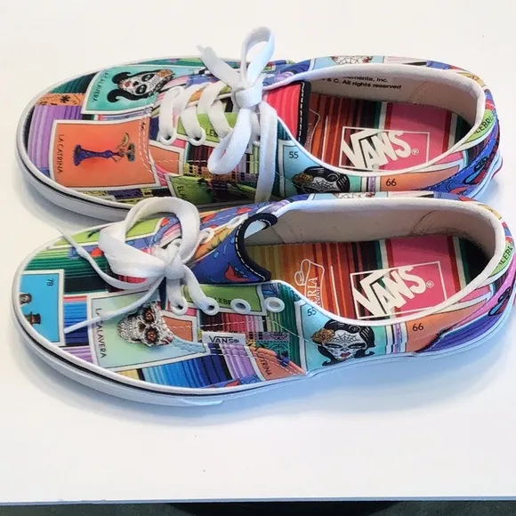 Vans Loteria Don Clemente Multi/True White Sneakers Men’s Sz 6
