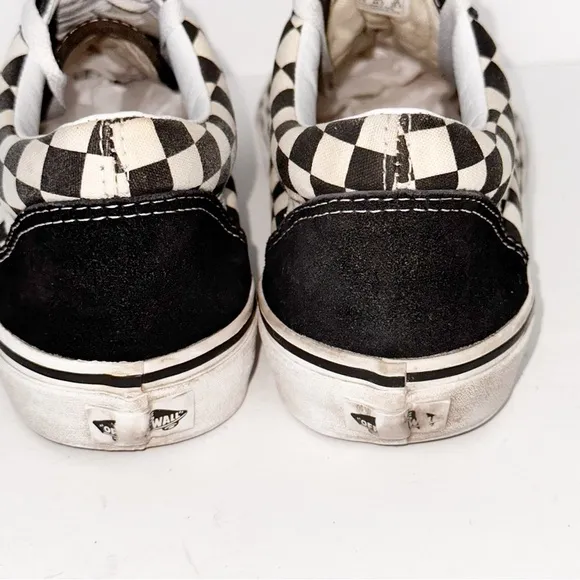 Vans Old Skool 36 DX Sz 10.5 Sneakers in black/check Lace-Up