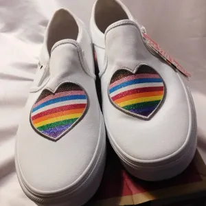VANS Pride Glitter Sneakers Size 9.5 New in Box