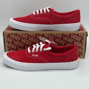 Vans Red and White Sneakers