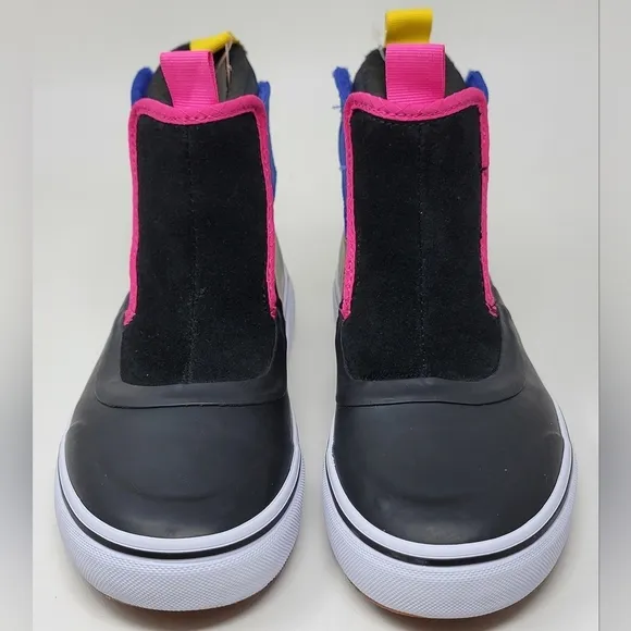 Vans Slip-On Hi Terrain V MTE-1 Shoes Boots Kids Size 2.5 Black Multi Color New