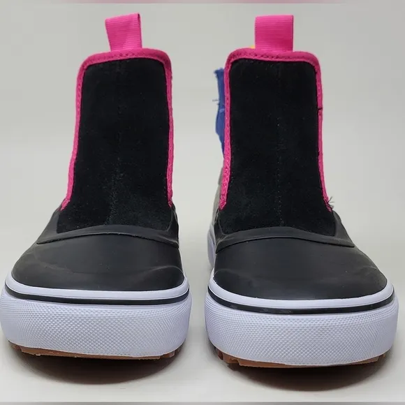 Vans Slip-On Hi Terrain V MTE-1 Shoes Boots Kids Size 2.5 Black Multi Color New