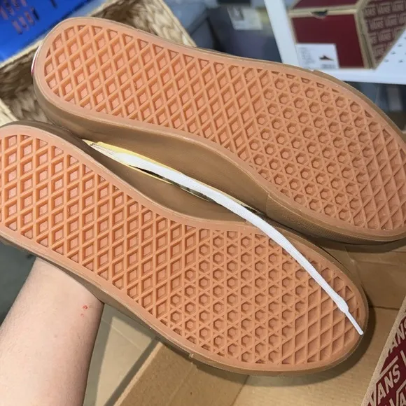 Vans Yellow and White Sneakers
