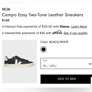 Veja Campo Easy Two-Tone Leather Sneakers
