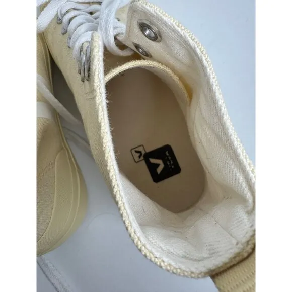 Veja Wata II Butter White High Top Sneakers Canvas Women's EU 36 US 5 UK 3 NEW