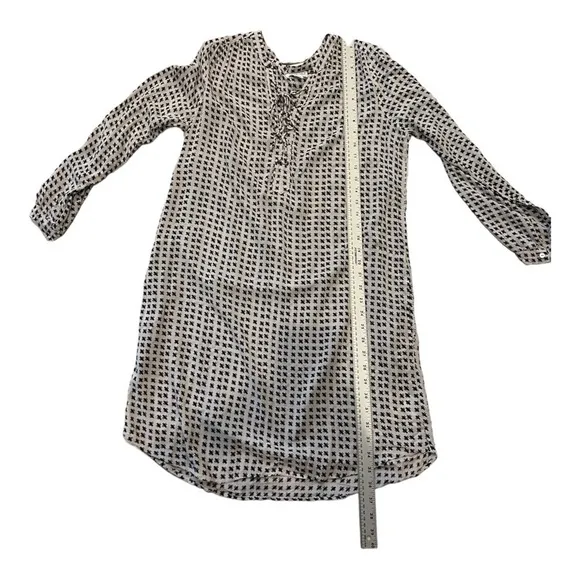 VELVET BY GRAHAM &amp; SPENCER ZOEY LACE UP DRESS L