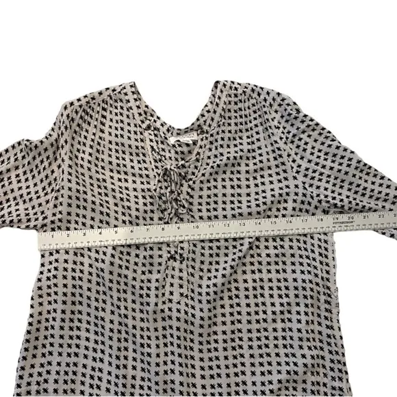 VELVET BY GRAHAM &amp; SPENCER ZOEY LACE UP DRESS L