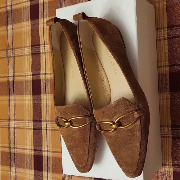 🆕️Veronica Beard Champlain Loafers, Suede Hazelnut