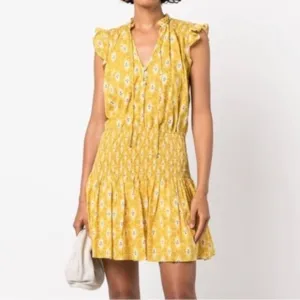 VERONICA BEARD Rayna Botanical Ikat sun dress